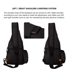 Custom Logo Tactical Assault Sling Bag Pack Practical Tactical Chest Shoulder Bag Practical Tactical Bag for Training  Outdoor Military Backpack Military Training Sports Backpack Sling Backpack Military Backpack