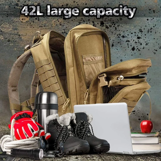 Train a Medium Pack Train the Assault Pack Camping Hiking Backpack Escape Camouflage Backpack Military Bag Hunting Tool Bag Practical Portable Bag
