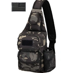 Customized Outdoor Tactical Chest Bag for Riding Camouflage Shoulder Bag Training Sling Pack Tactical Shoulder Bags  Military Sling Utility Pack Shoulder Bag Outdoor Diaper Satchel Motorcycle And Bicycle