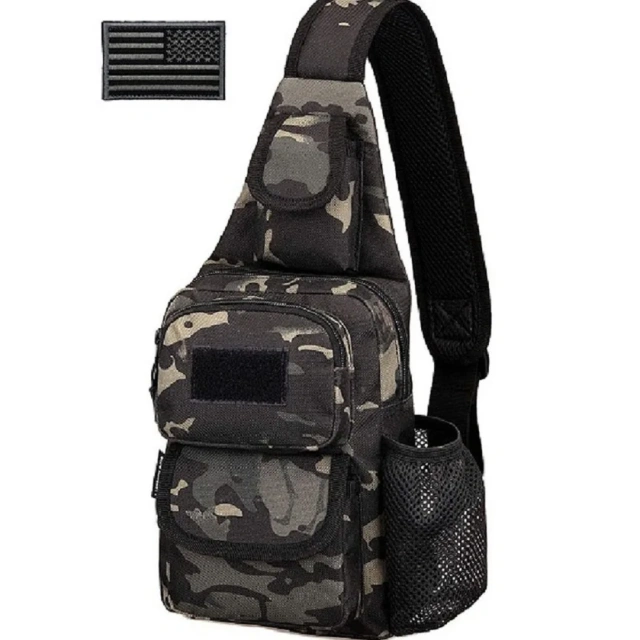 Customized Outdoor Tactical Chest Bag for Riding Camouflage Shoulder Bag Training Sling Pack Tactical Shoulder Bags  Military Sling Utility Pack Shoulder Bag Outdoor Diaper Satchel Motorcycle And Bicycle