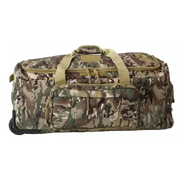 Training Battle Wheel Bag Deploy Trolley case Heavy Duty Camping Bag Hiking and Running Bag Military Backpack Utility Bag Laptop Compartment Bag Fashion Outdoor Leisure Backpack