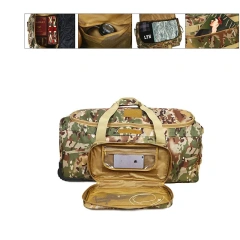Best Selling Large Capacity Tactical Bag Heavy Duty Camouflage Duffel Bag Travel Sports Tactical Luggage Bag  Military Sling Bag Outdoor Military Bag Backpack Practical Sling Backpack Practical Outdoor Shooting Range Bag