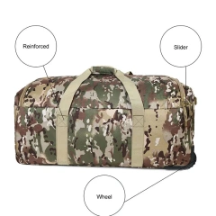 Best Selling Large Capacity Tactical Bag Heavy Duty Camouflage Duffel Bag Travel Sports Tactical Luggage Bag  Military Sling Bag Outdoor Military Bag Backpack Practical Sling Backpack Practical Outdoor Shooting Range Bag