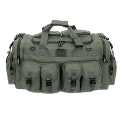 Top Selling Tactical Gear Duffle Bag Shoulder Strap Outdoor Gym Tactical Luggage Handbag Travel Tactical Carry on Bag  Waterproof Military Backpack for Men and Women Campings Military Pack Bag Large Rucksack