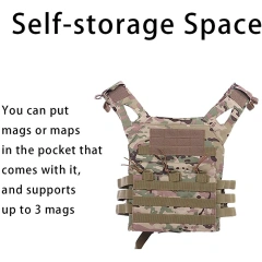 Hot Selling Outdoors Training Tactical Vest Breathable Assault Training Vest Adjustable Nylon Tactical Hunting Vest Paintball outdoors Breathable Training Vest Camo Sports Training equipment security vest