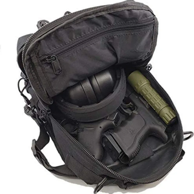 Wholesale Small Tactical Sling Backpack for Sports Outdoor Tactical Equipment Sling Bag Practical Tactical Shoulder Bag  Outdoor Military Backpack for Storing Accessories Military Training Bag Hunting Equipment Bag Practical Portable Bag