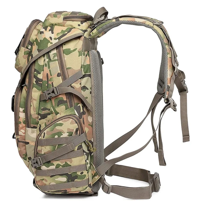 Wholesale Lightweight Versatile Tactical Backpack Waterproof Camouflage Design Backpack Large Capacity Training Backpack  Sling Bag Pack Camouflage Shoulder Backpack Waterproof Military Range Bag Practical Sling Bag