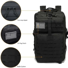 Assault Utility Backpack Large Training Assault Backpack Camping Hiking Bag Men's Military Sling Bag Heavy Duty Nylon Bao Outdoor Portable Bag Military Training Military Backpack Waterproof Military Bag Backpack Travel Backpack