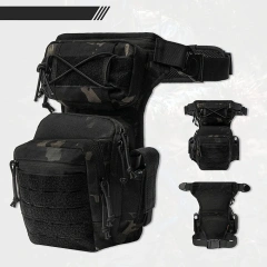 Men's Assault Thigh Bag Multifunctional Assault Bag Outdoor Hiking Thigh Bag waterproof Mountain climbing Practical Backpack Military Training Package Large Practical Backpack