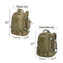 Men's Backpack High Capacity Training Assault Backpack Walking Expandable Backpack  Sling Chest Bag 900D Nylon Oxford Portable Military Waterproof Compact Bag Military Travel Bag