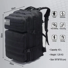 Top Selling Practical Assault Bag Rucksack High Quality Tactical Bag Backpack Field Camouflage Tactical Backpack Military Bags Practical Military Training kit made of polyester