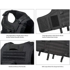 Assault Training Vest Outdoors Breathable Tactical Vest High Quality Training Hunting Tactical Vest outdoors Training Fast Training Weight Vest Fully Adjustable security Training vest
