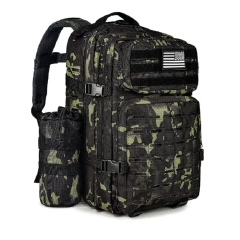 Large Capacity Outdoor Tactical Backpack Rucksack Waterproof Tactical Backpack High Quality Tactical Rucksack  Military Messenger Bag Men's Military Training Bag Sling Backpack Sling Shoulder Pack