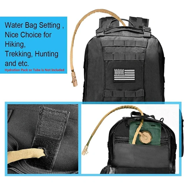 Oleaderbag Backpack Practical Backpack Assault Bag Removable Package Military travel bag Practical travel bag Sports fitness bag Lockable zipper Military range Luggage bag