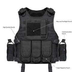 Assault Training Vest Outdoors Breathable Tactical Vest High Quality Training Hunting Tactical Vest outdoors Training Fast Training Weight Vest Fully Adjustable security Training vest
