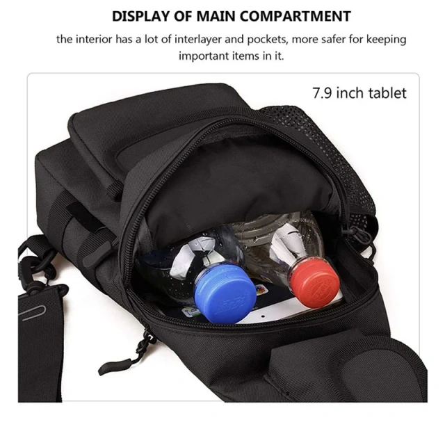 Custom Logo Tactical Assault Sling Bag Pack Practical Tactical Chest Shoulder Bag Practical Tactical Bag for Training  Outdoor Military Backpack Military Training Sports Backpack Sling Backpack Military Backpack