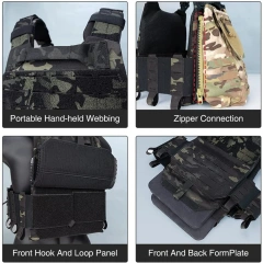 Hot Selling Men's Assault Tactical Vest for Hunting High Quality Tactical Training Vest Breathable Outdoor Tactical Vest high-quality durable Outdoor Vest Quick Release Training Outdoor Vest for Men