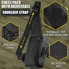 Factory Direct Sales Assault Shoulder Pack High Quality Tactical Chest Bag Outdoor Training Tactical Bag Versatile Backpack Military Style Laptop Bag Military Equipment Military Bag Suitable For Leisure Backpack