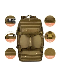 Sport Tactical Luggage Rucksack for Hiking Camping Waterproof Tactical Suitcase Bag Outdoor Tactical Duffel Backpack  Universal Practical Military Backpack Military Training Bag Large Size Backpack Tactical Military Bag