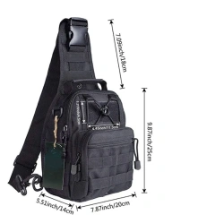 Oleaderbag Assault Slingshot Bag Large Slingshot Backpack Concealed Carrying case  Military Shoulder Bag Military Training Bag Outdoor Practical Shoulder Bag