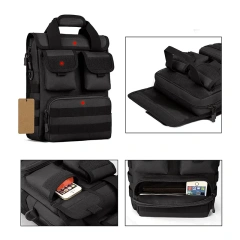Factory Direct Sales Top Quality Tactical Messenger Bag Portable Tactical Sling Shoulder Bag Tactical Briefcase Hand bag  Military Backpack Tactical Military Package Outdoor Insect Proof Bag Utility Package