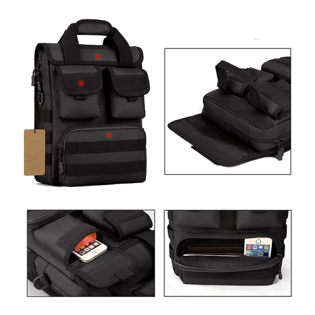 Factory Direct Sales Top Quality Tactical Messenger Bag Portable Tactical Sling Shoulder Bag Tactical Briefcase Hand bag  Military Backpack Tactical Military Package Outdoor Insect Proof Bag Utility Package