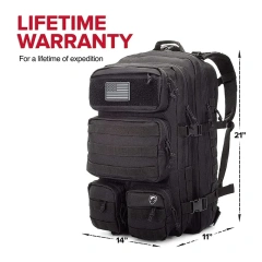 Custom Large Capacity Tactical Backpack Waterproof Assault Pack Rucksack High Quality Tactical Camping Backpack Large Military Pack Bag for Outdoor Military Tactical Rucksack Survival Day pack Military Hunting Military Training Bag