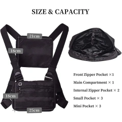 China Factory Wholesale Multipurpose Tactical Chest Bag Utility Assault Chest Pack Outdoor Sports Tactical Vest Bag  Practical Military Backpack Large Military Training Bag Rucksack Tactical Military Backpack