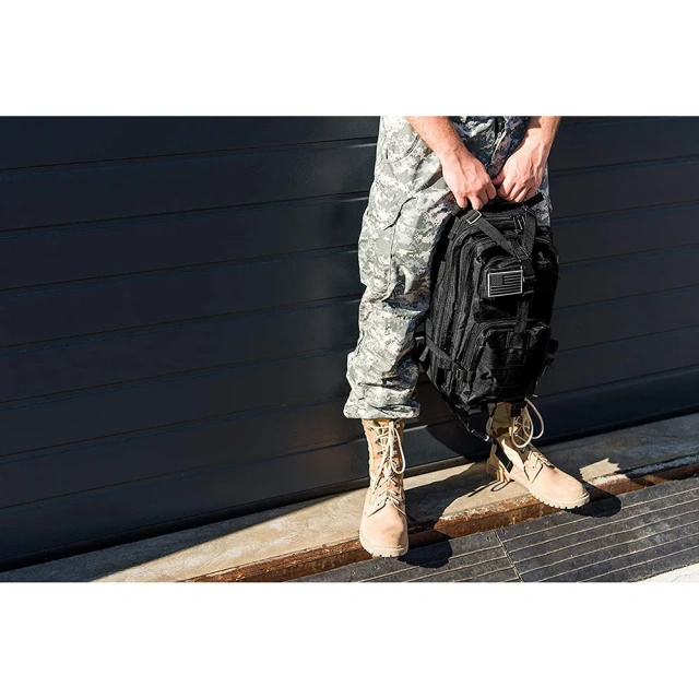 Assault Backpack Outdoor Survival Backpack with Straps Hiking Backpack43L Large Military Bag Special Military Backpack Insect Proof Bag Backpack Multifunctional backpack Military style notebook computer bag Military equipment Military bag