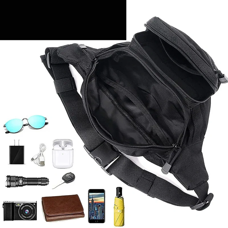 China Factory Customized Outdoor Sport Training Waist Pack Practical Tactical Waist Bag Utility Assault Bags for Hunting  Detachable Camouflage Backpack Survival Kit Backpack Outdoor Military Training Military Backpack