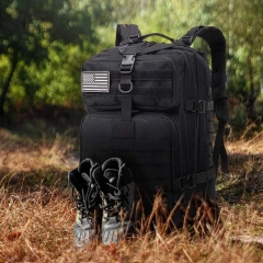 Assault Backpack Large Training Backpack Training 3 Days Assault Practical Backpack Olive Special Knife Storage Bag Tool Ninja Military Backpack Men's backpack Waterproof compartment multi pocket Military Tactical bag Durable Fashionable Backpack