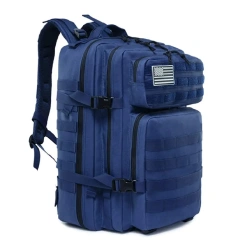 Men and Women Practical Assault Backpack 45L Training Assault Bag Practical Big BackpackMilitary Bag Multi-Function Bag Small Tool Bag With Mobile Phone Holster Bracket