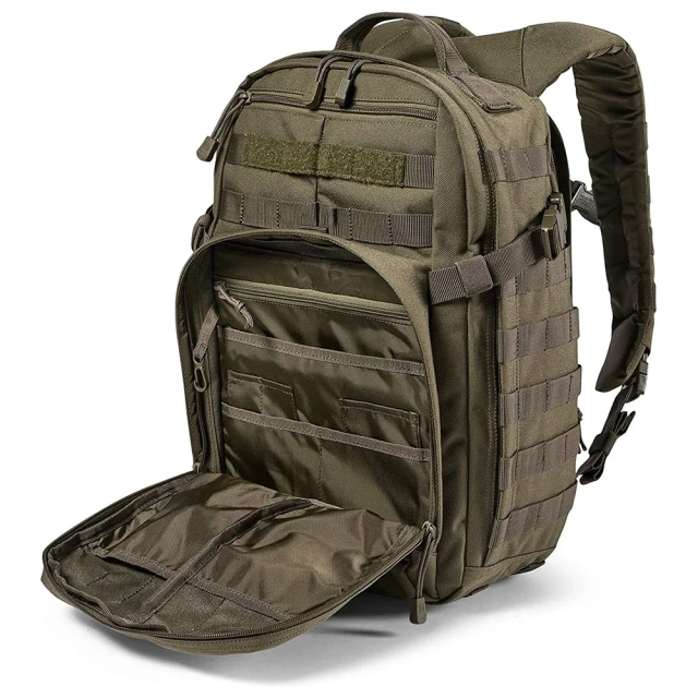 Oleaderbag Assault Backpack Utility Pack Laptop Compartment Bag Small 24 Litre Backpack Ranger Military Sling Bag Practical Shock Bag Rectangular Outdoor Backpack