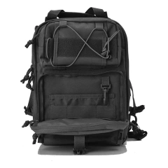Assault Sling Bag Practical Backpack Series Bag Black  Outdoor Military Training Battle Water Bottle Bag Multifunctional Mountain Climbing Water Bottle Bag