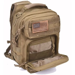 China Factory Customized Assault Sling Bag Tactical Shoulder Sling Backpack Good Quality Tactical Carry Bag  Practical Military Backpack Military Training Bag Tactical Military Bag 40L Large Practical Backpack