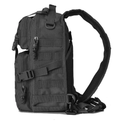 Assault Sling Bag Practical Backpack Series Bag Black  Outdoor Military Training Battle Water Bottle Bag Multifunctional Mountain Climbing Water Bottle Bag