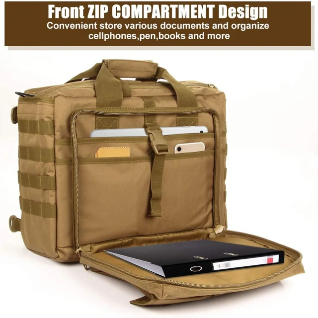 Special Briefcase Men's Laptop Communication Pack Assault Briefcase Multifunctional Outdoor Bag Men's Military Wash Bag Suit Great For Travel And Storage Suitable For