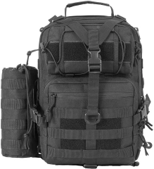 Assault Sling Backpack Practical Backpack Assault Field Bag  Outdoor Day pack Backpack Water Resistant Military Training Day pack Military Pack for Travel