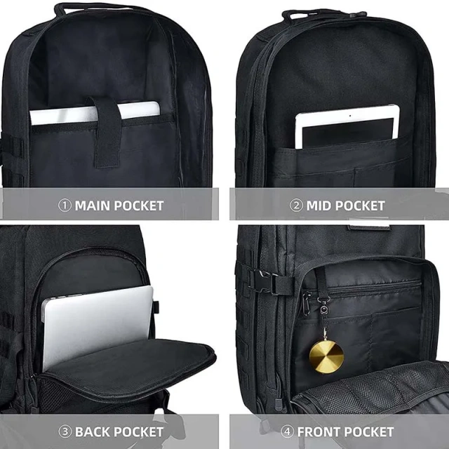 Wholesale Hunting Backpack Outdoor Sport Hiking Survival Bag Rucksack Waterproof Hunting Tactical Backpack Outdoor Double Case Backpack Long Hunting Bags Accessories Soft Package Bags Military Charge Bag