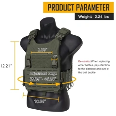 Men's Superior Quality Assault Vest for Hunting Outdoors Breathable Tactical Training Vest Lightweight Outdoor Tactical Vest Breathable fashion waterproof multifunctional outdoors Breathable Paintball Vest Black Training