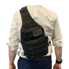 Wholesale Small Tactical Sling Backpack for Sports Outdoor Tactical Equipment Sling Bag Practical Tactical Shoulder Bag  Outdoor Military Backpack for Storing Accessories Military Training Bag Hunting Equipment Bag Practical Portable Bag