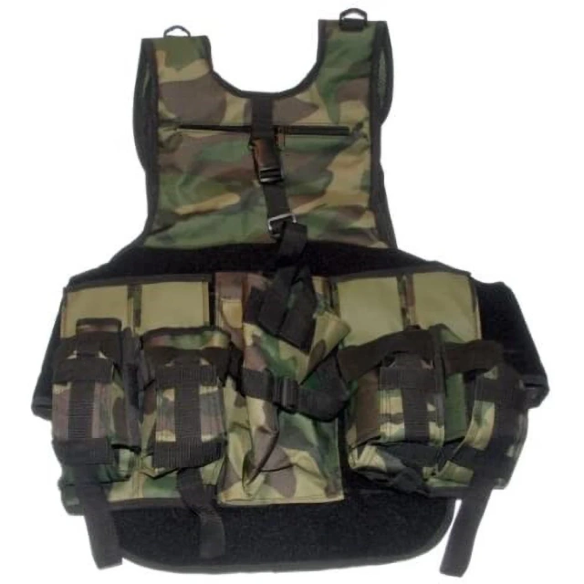 Customized Waterproof Multifunctional Tactical Vest for Training Outdoors Breathable Hunting Vest Camo Training Vest Training stab-proof Vest Breathable Assault Training Vest Nylon Adjustable for Unisex Adults