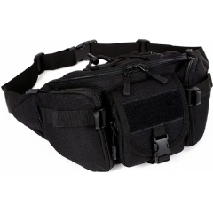 Factory Direct Sales Comfortable Tactical Waist Pack for Travel Multifunctional Practical Tactical Waist Hip Bag  Multipurpose Cross body Bag Waist Pack Compact Gadget Pouch Small Tool Bag