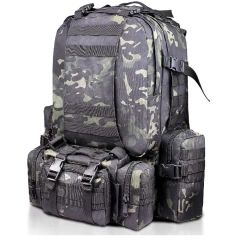 Men's Practical Assault Backpack Hunting Hiking Bag Large Assault Equipment Backpack Military Hunting Bag Practical Hunting Bag Field Kit Lightweight And Durable