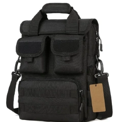 Factory Direct Sales Top Quality Tactical Messenger Bag Portable Tactical Sling Shoulder Bag Tactical Briefcase Hand bag  Military Backpack Tactical Military Package Outdoor Insect Proof Bag Utility Package