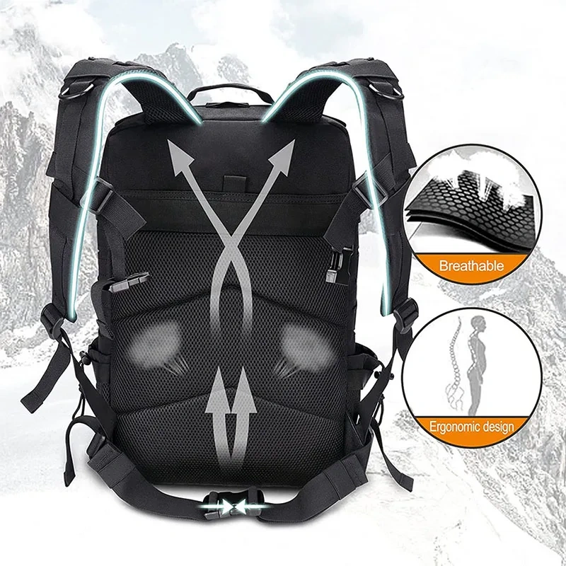 Multi-functional High Quality Outdoor Tactical Backpack with Storage Helmet Practical Tactical Backpack for Travel  Portable Messenger Bag Sling Shoulder Pack for Hunting Military Gear Handbags Outdoor Utility Carry Satchel