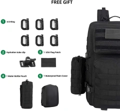 Oleaderbag Large 3 Day Assault Bag Practical Assault Backpack Insect Proof Bag Backpack Military Sling Bag Practical Off-Road Vehicle Shoulder Sling Backpack Series Bag Daily Carrying Diaper Bag Small