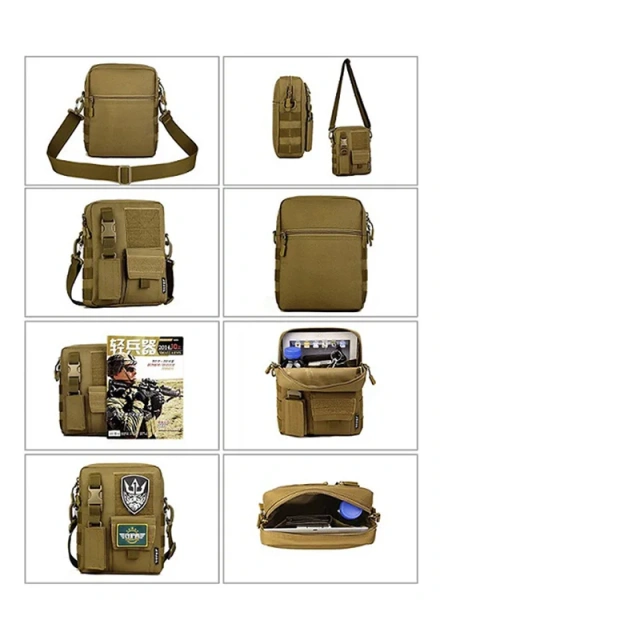 Factory Direct Sales Small Tactical Bag Casual Canvas Tactical Messenger Bag Good Quality Tactical Shoulder Bag  Practical 40L Military Backpack Three Day Military Backpack For Large Scale Military Training