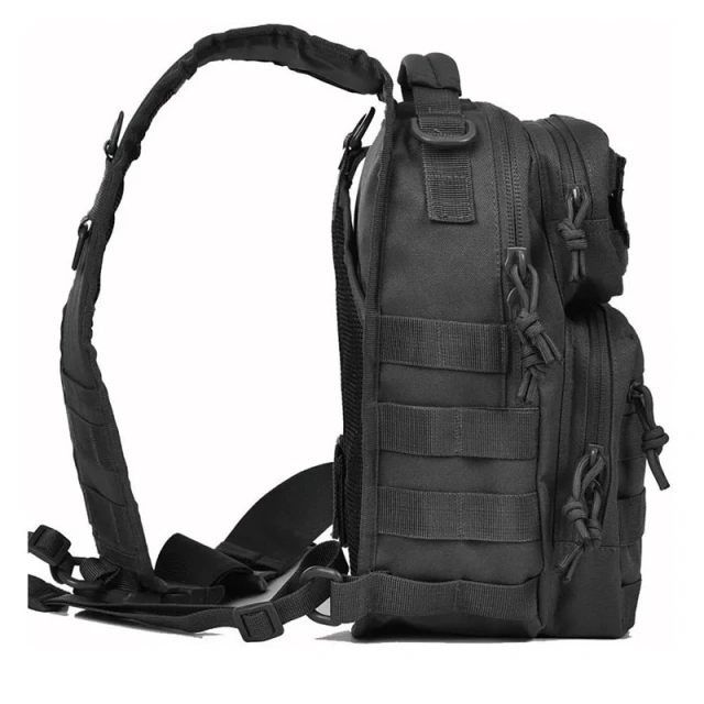 One Strap Tactical Sling Bag Outdoor Travel Tactical Assault Sling Bag for Trekking Camping Tactical Sling Pack  Practical Military Portable Bag Military Training Pouch Waist Bag Multifunctional Men's Chest Bag