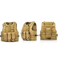 Customized Lightweight Breathable Tactical Vest Adjustable Oxford Cloth Tactical Vest Outdoor Hunting Training Vest Training outdoors Breathable Vest Adjustable Assault Training Paintball Vest security vest